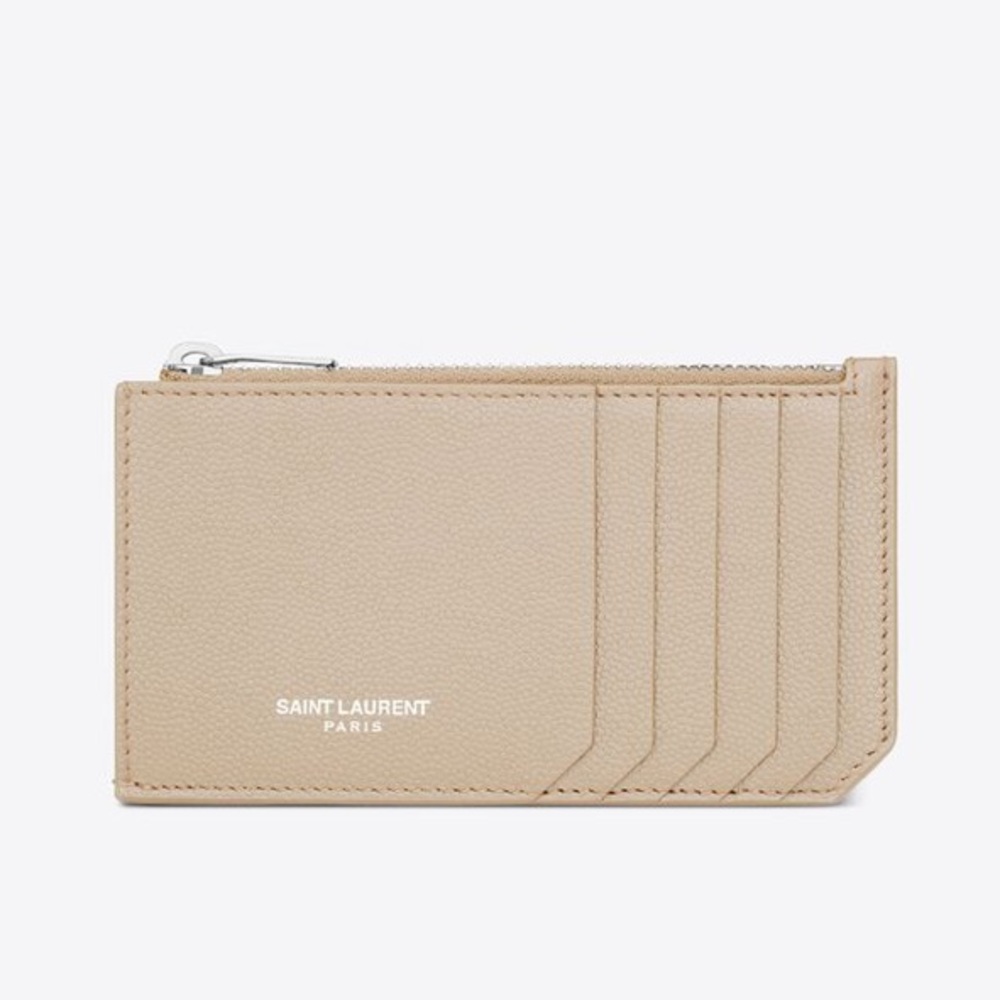 Saint Laurent Credit Card Wallet with Box